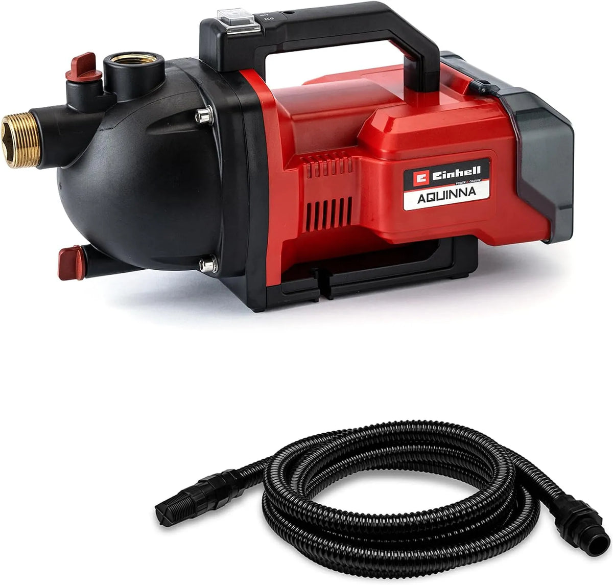 Einhell Pompa dell'acqua e pompa di trasferimento, 3000 L/h, 26 m, per irrigazione del giardino, 4 m, 36 V