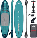 Tavola SUP Gonfiabile Aqua Marina Beast con Accessori, Nero, 320x81x15 cm