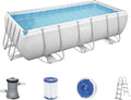 Piscina Fuori Terra Bestway Power Steel 404x201x100 cm con Filtro