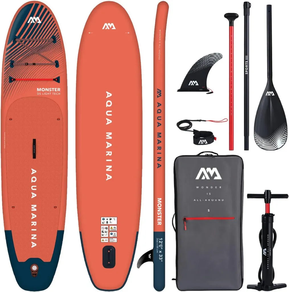 Tavola da Paddle Gonfiabile Aqua Marina per Adulti - Set Completo