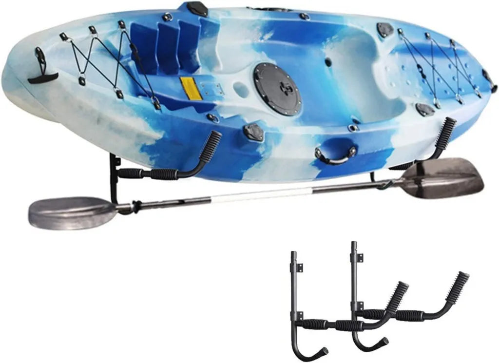 Ganci da Parete per Kayak e Tavole, Supporto Universale per Canoa e Tavole da Surf, Ideale per Interni ed Esterni