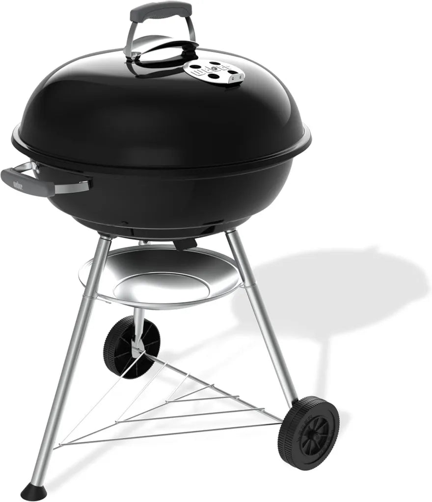 Weber Barbecue a Carbonella 57 cm con Termometro e Raccogli-Cenere, Nero