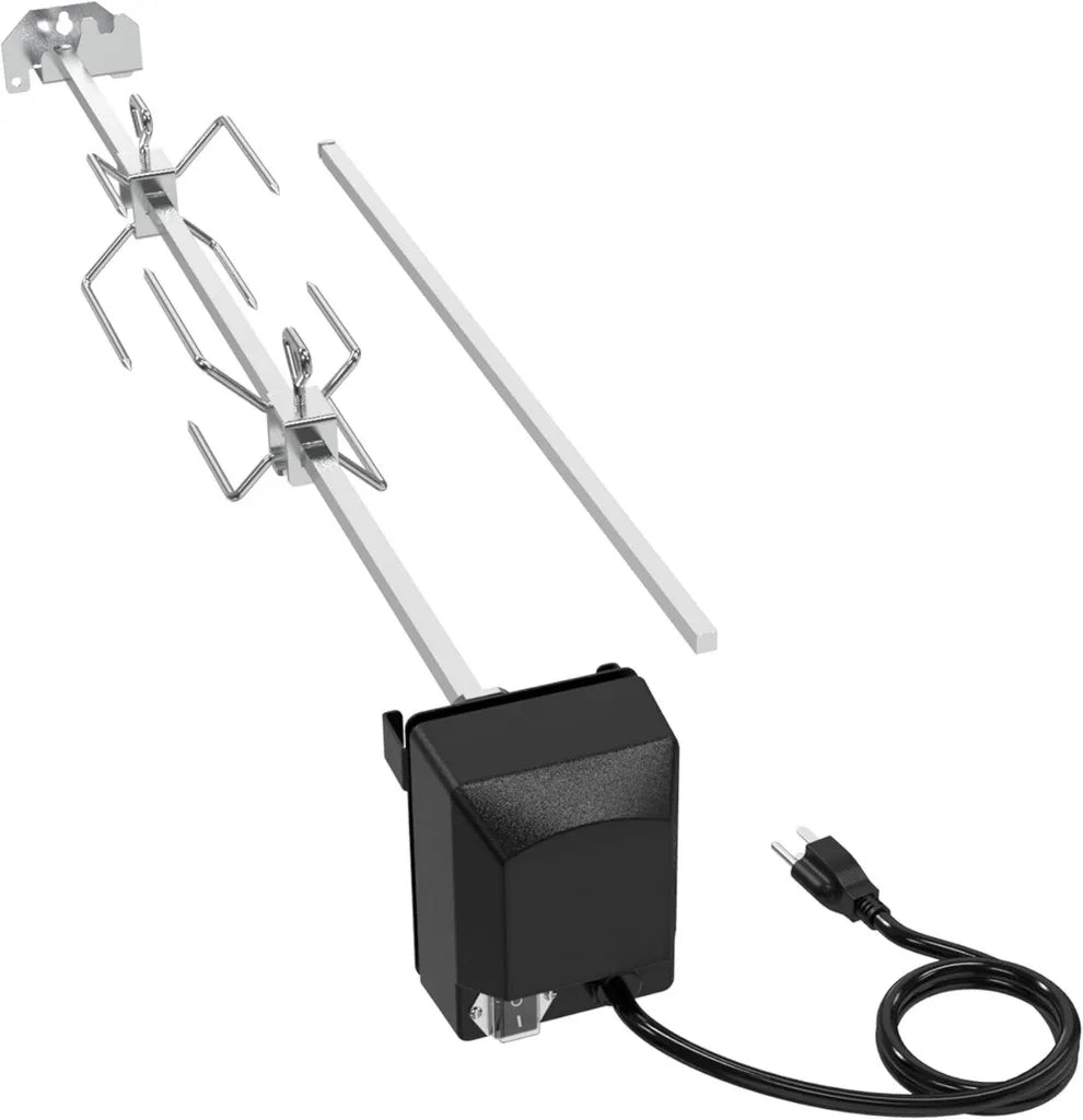 Set Accessori Girarrosto in Acciaio Inox per Griglie Masterbuilt Gravity 560 e 1050