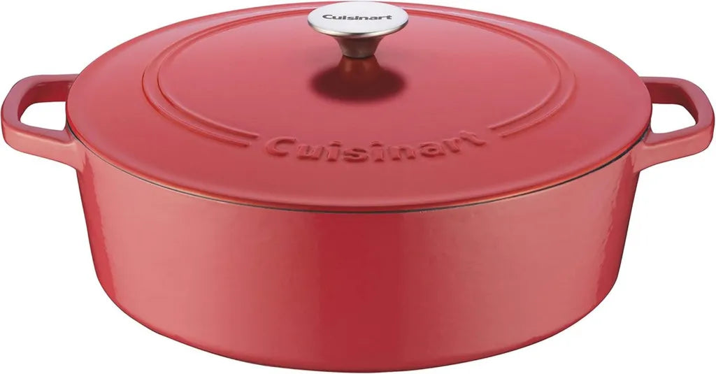 Pentola in Ghisa Cuisinart, Colore Peonia, 7 Litri