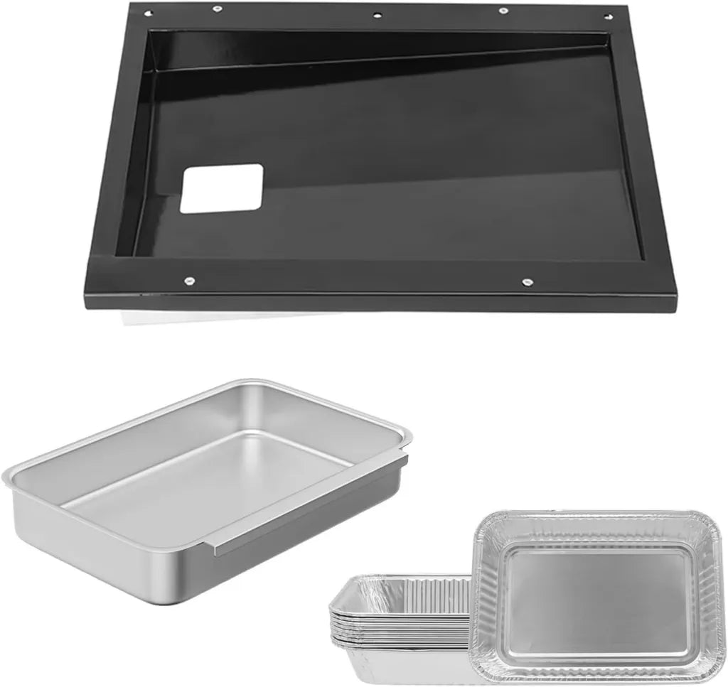 Ricambi per Weber Spirit 300: Vassoio Antigoccia in Acciaio Inox e Rivestimento in Alluminio