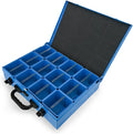 Syncro System Valigetta portaminuterie in metallo furgone officina mobile – struttura mobile, modulare, 44 × 34 × 10 cm, per officina e fai da te
