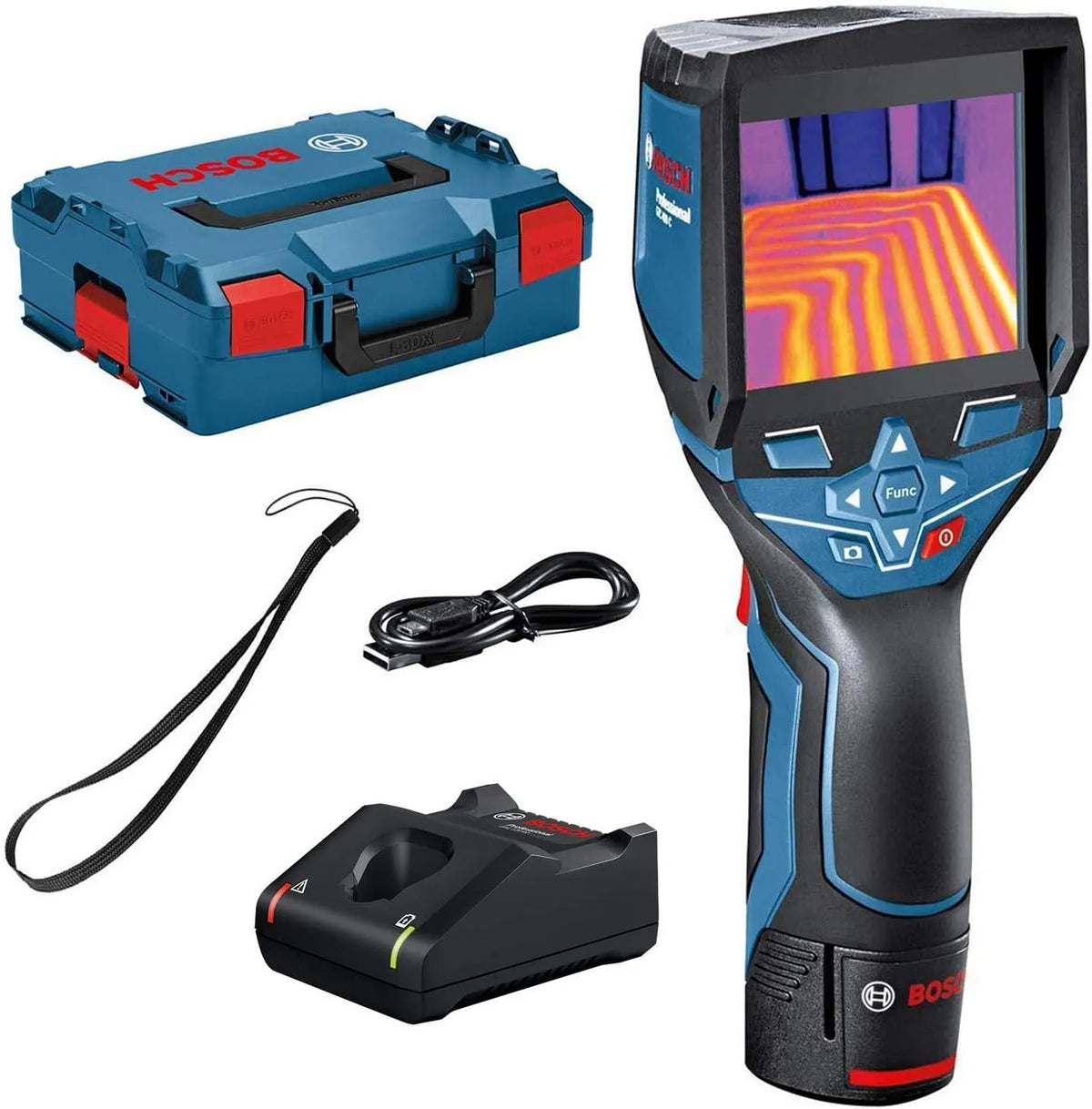 Bosch GTC 400 Termocamera – uso professionale, 12V, 12 V, 10 °C, 400 °C