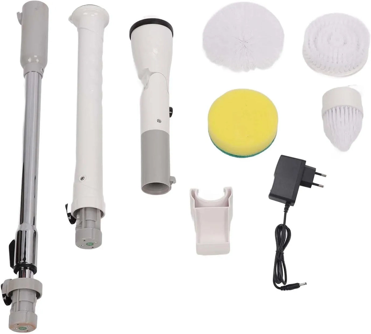 Lavapavimenti elettrica rotante senza fili impermeabile IPX9 con manico estensibile, 124 cm, 4000 mAh, 30 kg, per la lavorazione del metallo