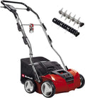 Einhell GE-SA SA 1435 Scarificatore per rimuovere il feltro e aerare il terreno del prato – 1400 W, nero