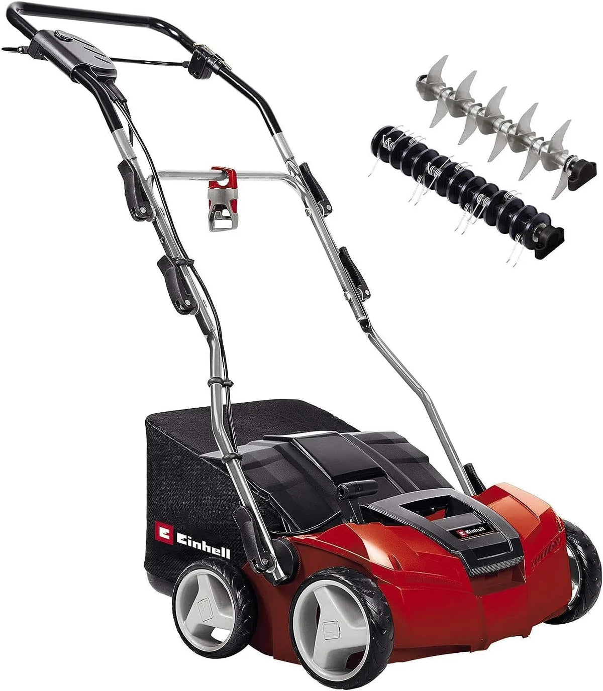 Einhell GE-SA SA 1435 Scarificatore per rimuovere il feltro e aerare il terreno del prato – 1400 W, nero