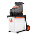 FUXTEC FX-EGH2800B Biotrituratore – funzionamento silenzioso, con contenitore, 44 mm, 60 L, 2800 W