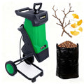 Biotrituratore, struttura mobile, funzionamento silenzioso, 40mm, 50L, 2400W, per la cura del giardino, verde