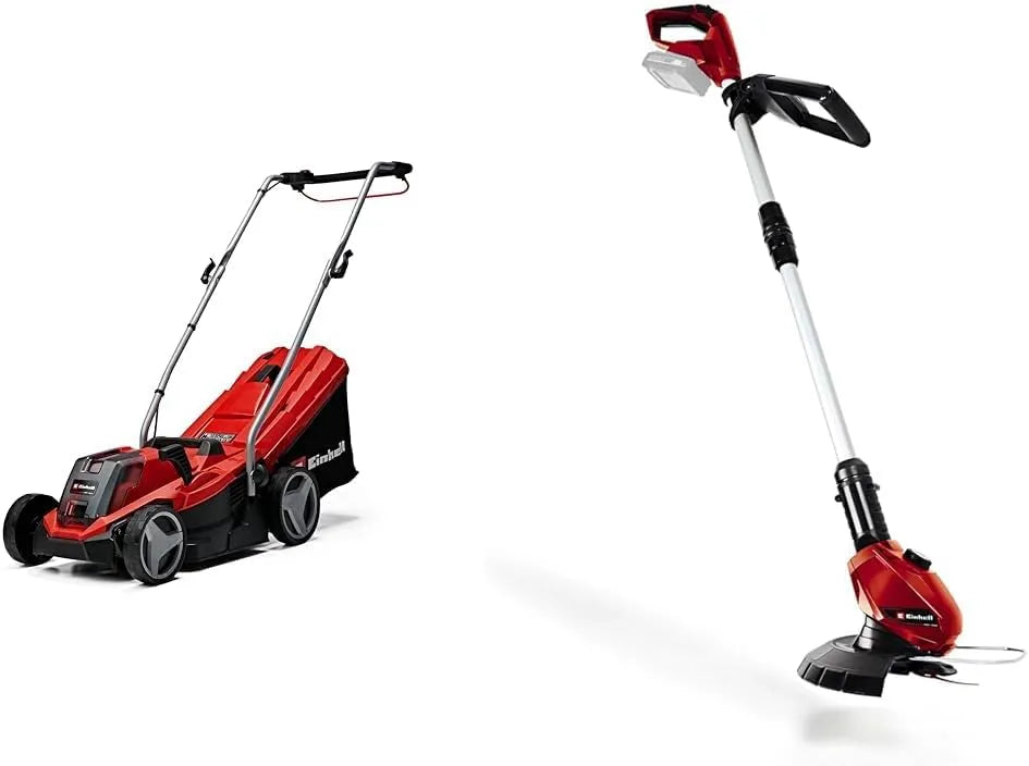 Einhell GE-CM Tagliabordi, a batteria, 0Ah, 18V, rosso