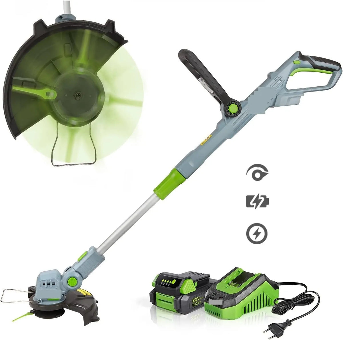 Tagliabordi: a batteria, 20V, 2000mAh, per la manutenzione dell'auto