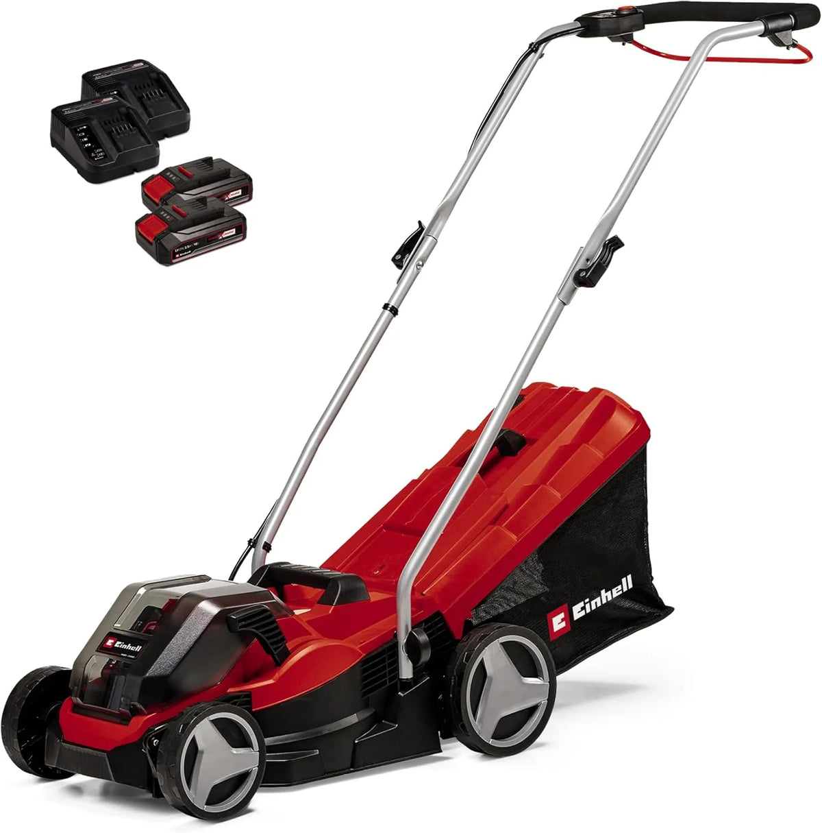 Einhell Tosaerba – GE-CM, a batteria, 33 cm, 250 m, 36 V, 30 L