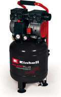 Einhell TE-AC AC 24 Compressore d'aria, funzionamento silenzioso, 240 V, 24 l, 8 bar, 100 l, per la manutenzione dell'auto, verde