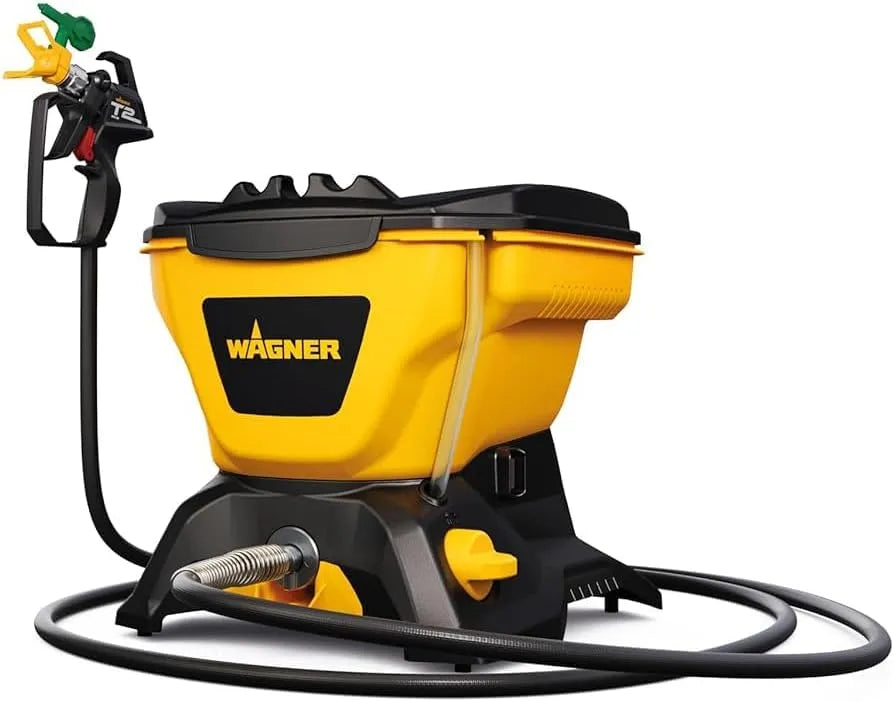WAGNER Pistola a spruzzo, spruzzatore per vernice – montaggio a parete, in legno, 7,5 m, 900 ml, 5500 ml, per la lavorazione del legno