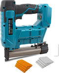 Makita Chiodatrice e graffatrice elettrica, in legno, 2 in 1, 18 V, per officina e fai da te