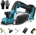Pialla elettrica, a batteria, in legno, 82mm, 18V, per la lavorazione del legno