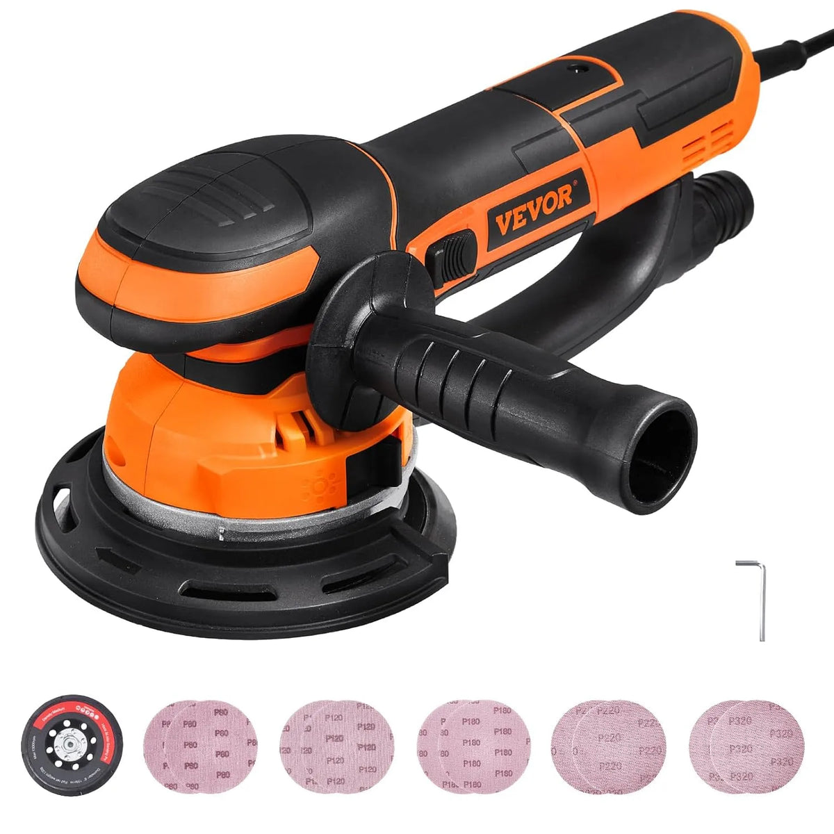 VEVOR Levigatrice elettrica: PRM, velocità variabile, 150 mm, 850 W