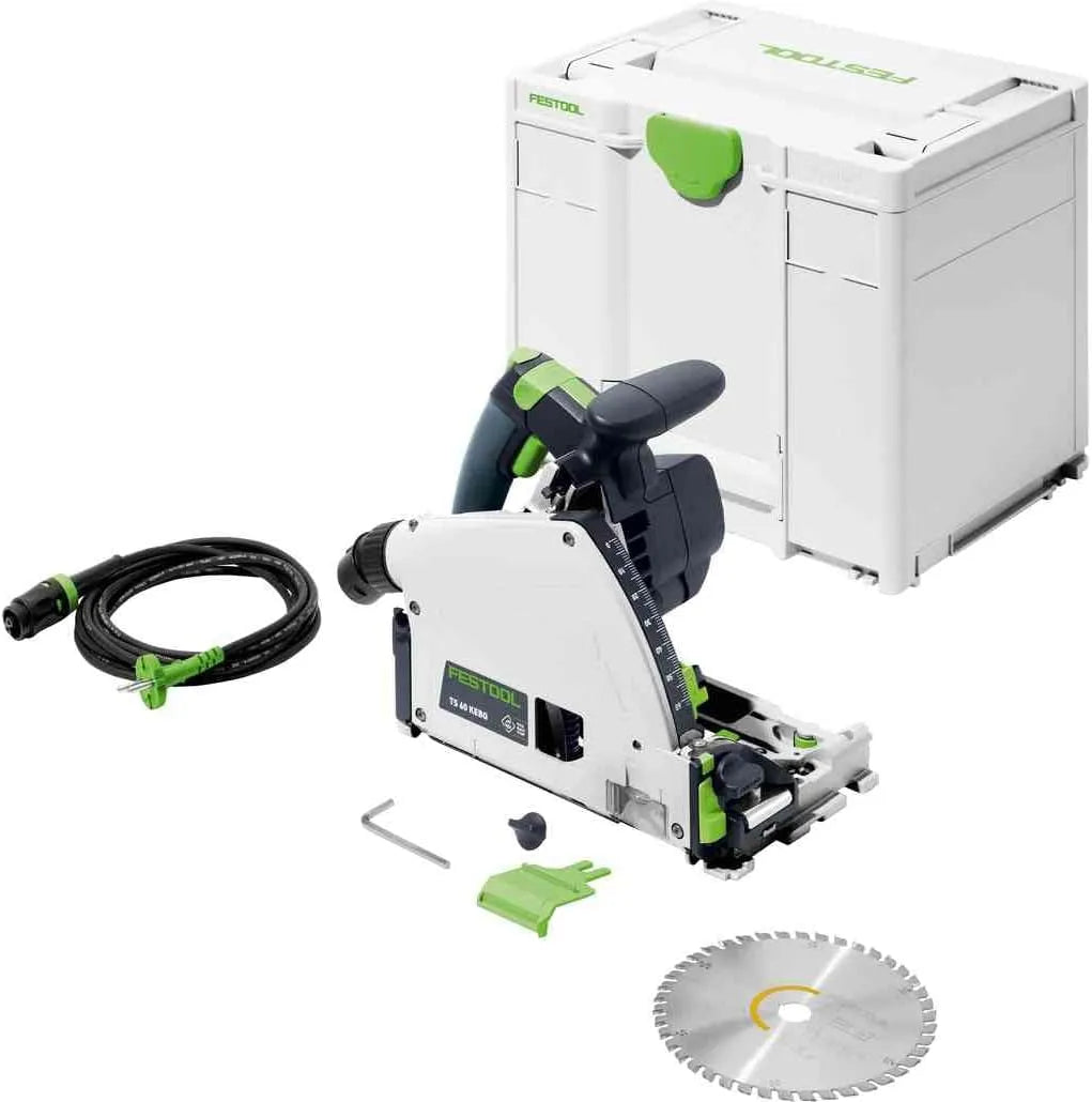 Festool TS 60 Sega destinata a tagli controllati durante lavori di officina e montaggio ad affondamento TS 60 KEBQ-Plus