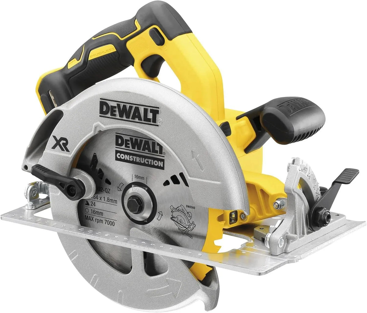 DeWalt DCS570NT-XJ Sega circolare per tagli diritti rapidi su pannelli e pezzi di legno: TSTAK