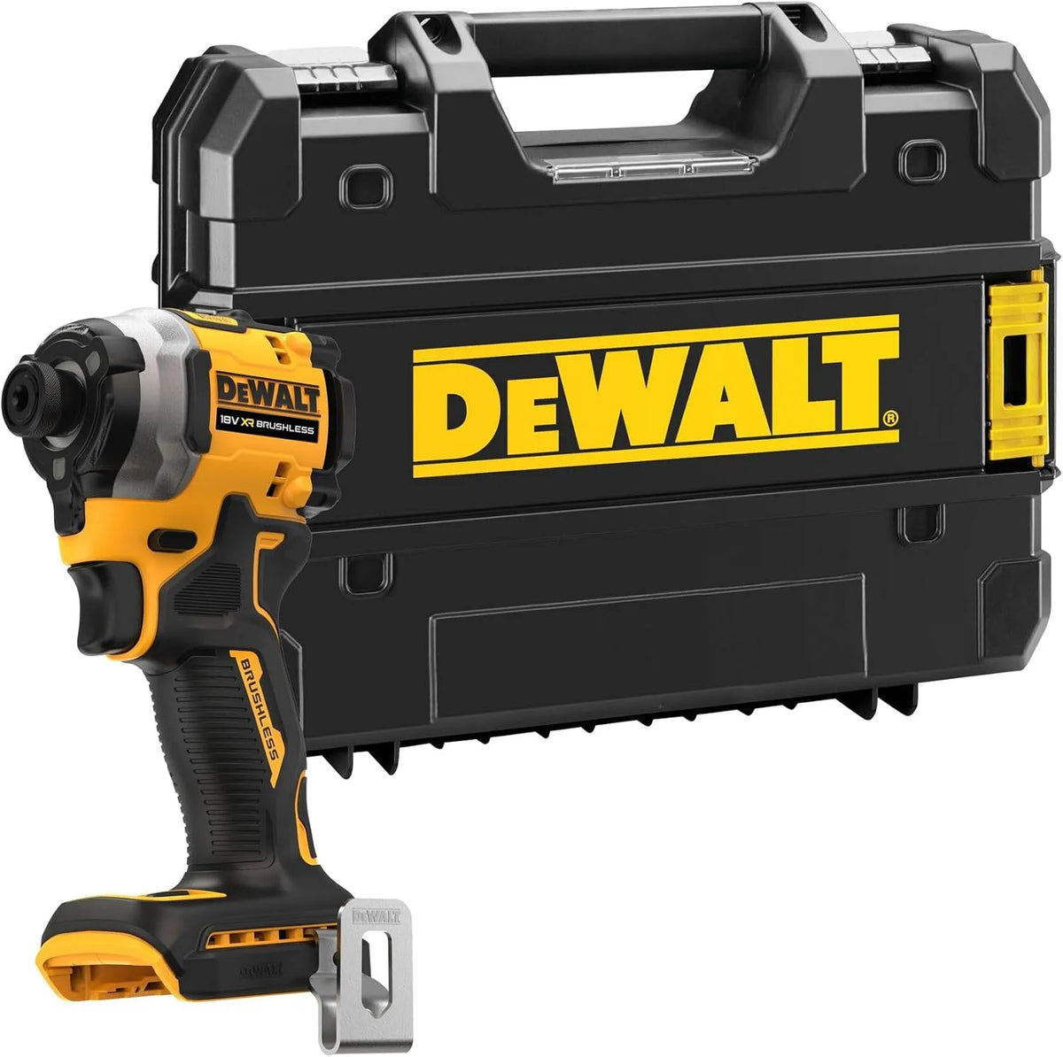 DeWalt DCF850NT-XJ Avvitatore a impulsi e avvitatore a massa battente – motore brushless, formato compatto, 18V, 205Nm