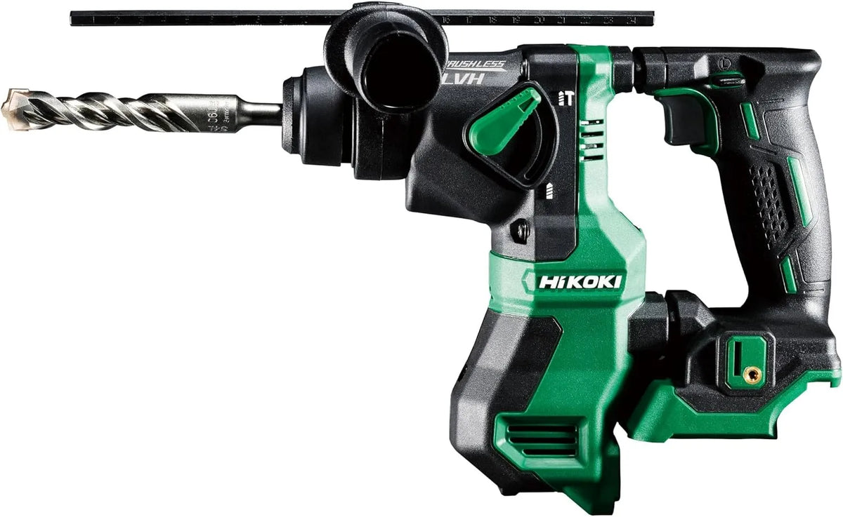 HiKOKI Martello perforatore – SDS, a batteria, motore brushless, in legno, in acciaio, 18V, per la lavorazione del legno