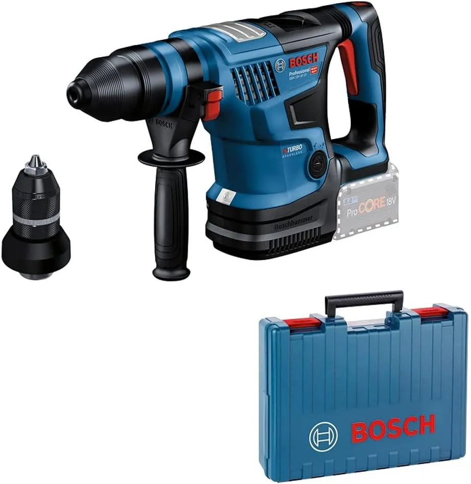 Bosch Martello perforatore: BITURBO, a batteria, connettività Bluetooth, uso professionale, 18V