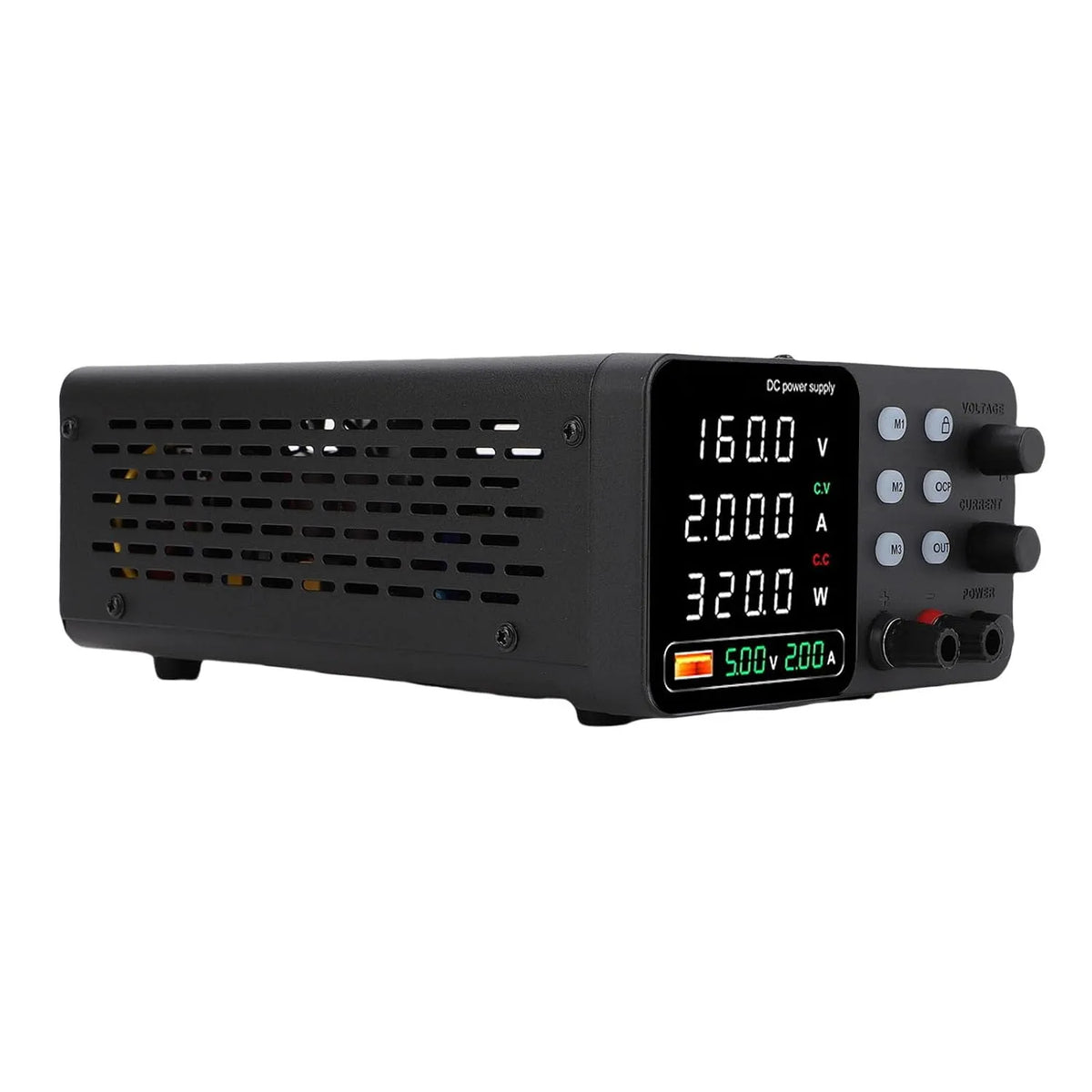 Alimentatore da banco CC regolabile e alimentatore da laboratorio, 300 W, ricarica rapida, con protezione da sovracorrente, 0-30 V, 230V, 0-10 A
