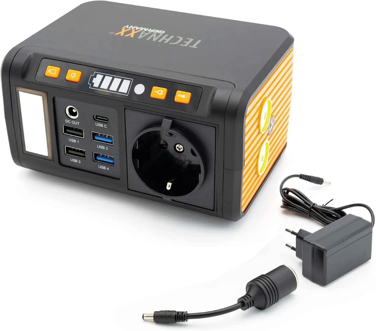 Technaxx TX-205 Power station portatile e generatore solare, 20000 Mah, 120 W