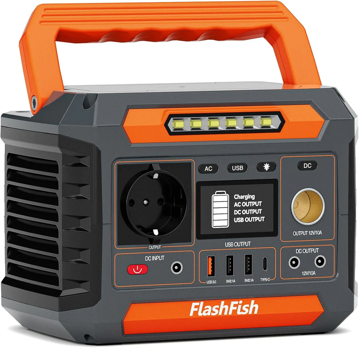 FlashFish P66A Power station portatile e generatore solare, alimentazione solare, 144.3Wh, 200W, 230V