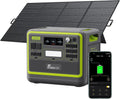 FOSSiBOT F2400 Power station portatile e generatore solare, 2048Wh, alimentazione solare, ricarica rapida, 420 W, 2400 W, per campeggio e camper