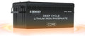 Renogy LiFePO4 Batteria al litio LiFePO4 e batteria solare a ciclo profondo, 300Ah, 3840Wh, 12V, 24V, alimentazione solare, con BMS