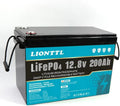 Lifepo4 Batteria al litio LiFePO4 e batteria solare a ciclo profondo, 200AH, 12.8V
