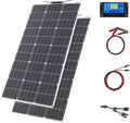 Pannello solare e modulo fotovoltaico, 200W, monocristallino, 12V, 24V, 20A, per campeggio e camper