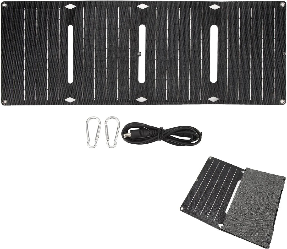 Impermeabile IPX6 Pannello solare e modulo fotovoltaico, 40 W, 5 V, pieghevole, monocristallino, 18 V