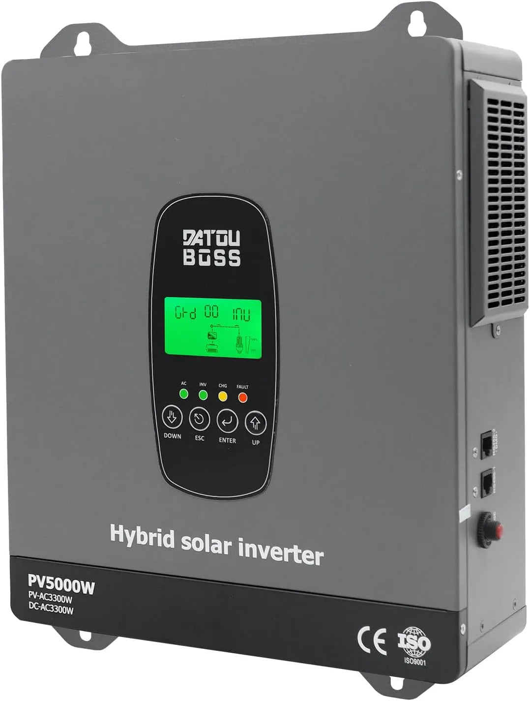 Regolatore di carica solare e regolatore MPPT, 3300W, 24V, 220V, 230V, alimentazione solare, con regolatore MPPT