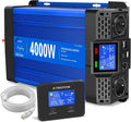 Inverter CC-CA e convertitore di tensione, 4000W, 24V, per campeggio e camper, onda sinusoidale pura, 220V