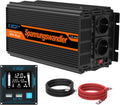 Inverter CC-CA e convertitore di tensione, 2000w, 12v, 220v, 2a, per campeggio e camper