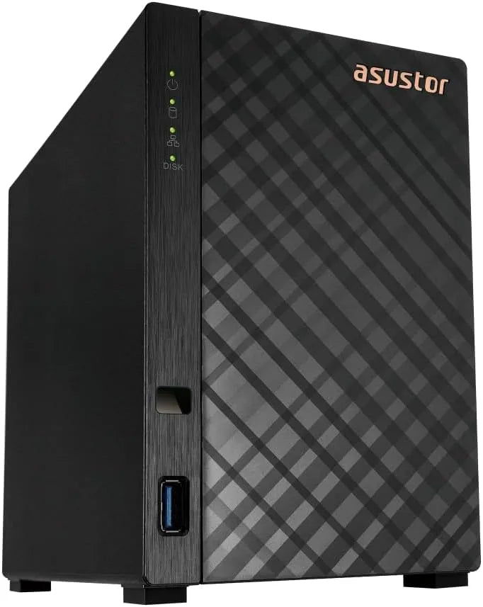 Asustor Drivestor 2 Gen 2 AS1202T, Quad-Core 1.7GHz CPU, 2.5GbE Port, 2 Bay NAS