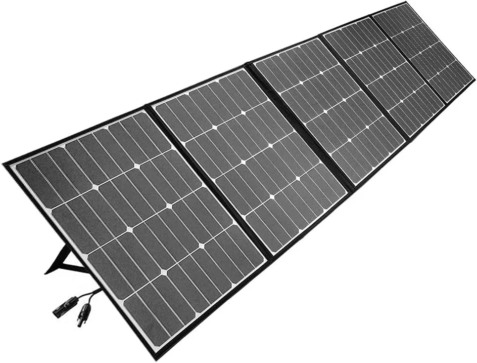 Power station portatile e generatore solare, 220W, alimentazione solare, pieghevole