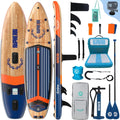 Tavola SUP Gonfiabile per Famiglia Niphean, Capacità 2+1, Facile da Usare con Pinna StabilTrac, Custodia Impermeabile, Perfetta per Principianti, Regalo Ideale
