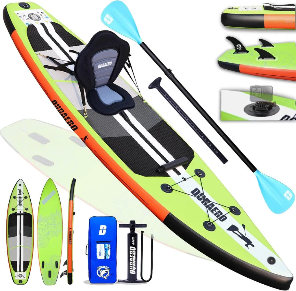 Tavola SUP Gonfiabile 330 cm con Accessori Completi e Doppia Pagaia Regolabile