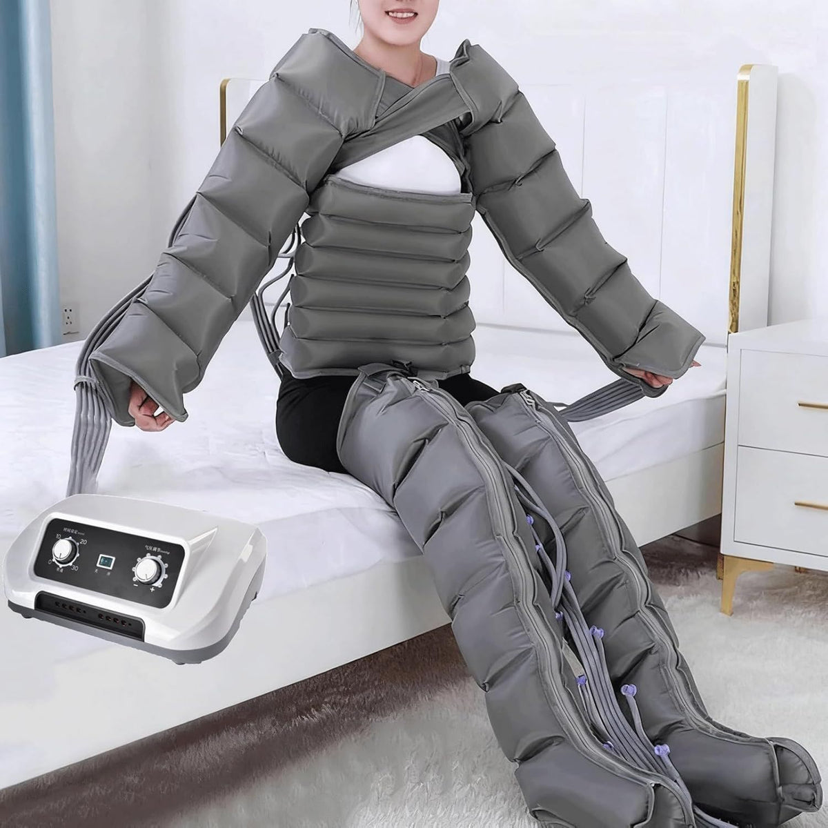 Stivali per pressoterapia: massaggio a compressione d'aria