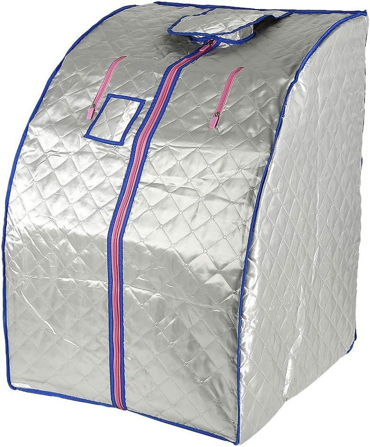 Sauna a vapore portatile - con telecomando, design portatile, 1000 W, argento