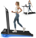 Tapis roulant da scrivania – inclinazione regolabile, pieghevole, display LED, con display, 130 kg, nero