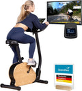 Skandika Cyclette – struttura in legno, display LED, con display, 120 kg