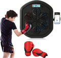Macchina da boxe musicale – montaggio a parete, con guantoni da boxe, connettività Bluetooth, con display
