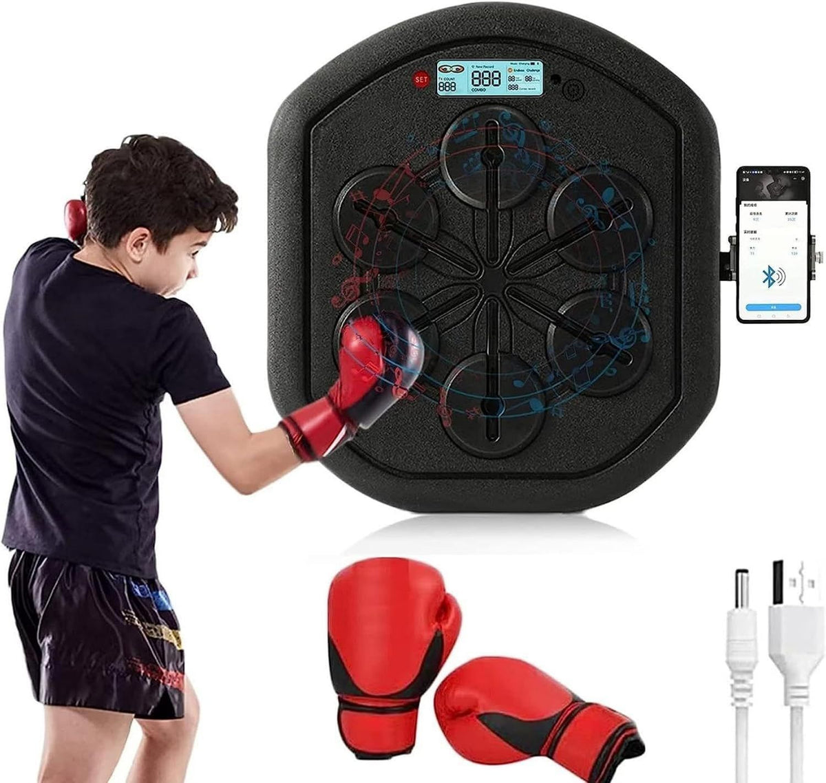 Macchina da boxe musicale